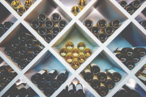 wines wooden shelve